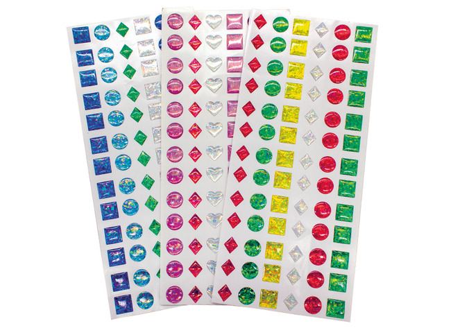 Edelstenen - Sierstenen - 3D - epoxy - zelfklevend - decoratie - set van 234 assorti