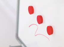 WHITEBOARD - MAGNETISCH - WIT - 120X90 CM - PER STUK