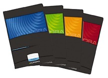 Schriften - Aurora - A5 - gelijnd - geplastificieerde kaft - 36 bladen - 72 bldzn - per stuk