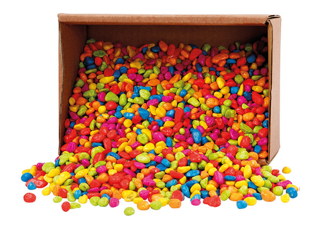 MOSAÏQUES - COULEURS VIVES - FORMES ARRONDIES 8 À 10 MM - 2 KG