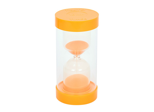 Zandlopers - tickit Colourbright Sand Timer - 15 x 7,2 cm - 10 minuten - per stuk