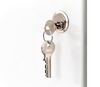 KAST - HOUT - LOCKER - 14 LOCKERS WITGRIJS