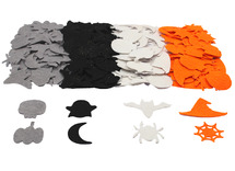 Gommettes autocollantes - Halloween - vilt - set de 200 assorti