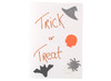 Plakfiguren - ongegomd - Halloween - vilt - set de 200 assorti