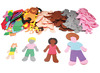 Figuren - foam - personages - wereldfamilies - set van 237 assorti