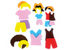 Figuren - foam - personages - wereldfamilies - set van 237 assorti