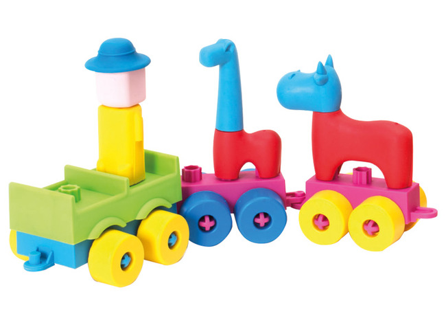 Bouwset - soft basis combiblokken - set van 102