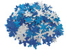 Stickers - foam - sneeuwvlokken - glitter - set van 240 assorti