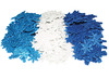 Foam - stickers - sneeuwvlokken - glitter - zelfklevend - set van 240 assorti