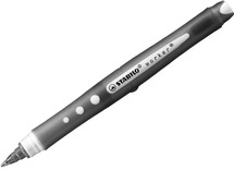 Pen - rollerpen - Stabilo Worker+ - zwart - per stuk