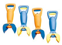 Grijpers - zand - set van 4 assorti