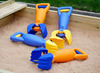 Grijpers - zand - set van 4 assorti