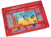 Waspotlood - Stabilo Woody - 3 in 1 - set van 48 assorti