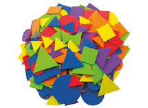 Stickers - foam - geometrisch - set van 200 assorti