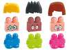 Blokken - Miniland - emoties - sociaal-emotioneel - set van 18 assorti