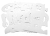 Figuren - robot - Roylco - papier - staand - set van 24