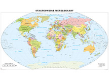 Kaart - wereld - staatkundig