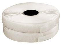 Velcro - klittenband - haak + fluweel - zelfklevend - 2 cm x 25 m - per rol