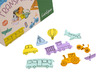 Stickers - foam - transport - zelfklevend - set van 400 assorti