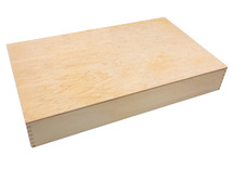 Open-ended - speelbak - met deksel - 50 x 30 x 7 cm - hout - per stuk