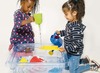 Zand- en watertafel - EDX Education Fun2 Play Activity Tray - transparante kist multi tafelkuipjes - speeltafel - per stuk