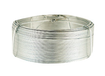 Draad - ijzerdraad - 0,9 mm x 50 m - zilver - per stuk