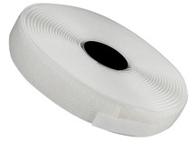 Klittenband - VELCRO - haak - wit - zelfklevend - 2 cm x 25 m - op rol - per stuk