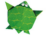 Knutselpapier - origami-papier - 20 x 20 cm - per thema (valentijn, kerst, lente, halloween) - per 60