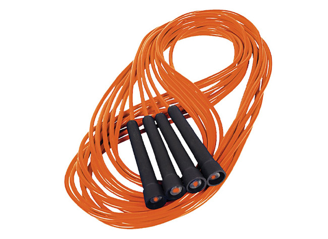 Springtouw - Megaform - oranje - 6 m - set van 2