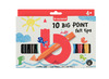 Stiften - kleurstiften - Bruynzeel - Big Point - assortiment van 10