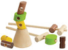 BLOKJE PRIK - HOUTEN BLOKKEN - SET VAN 10 BLOKKEN - MOTORIEK