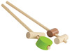 BLOKJE PRIK - HOUTEN BLOKKEN - SET VAN 10 BLOKKEN - MOTORIEK