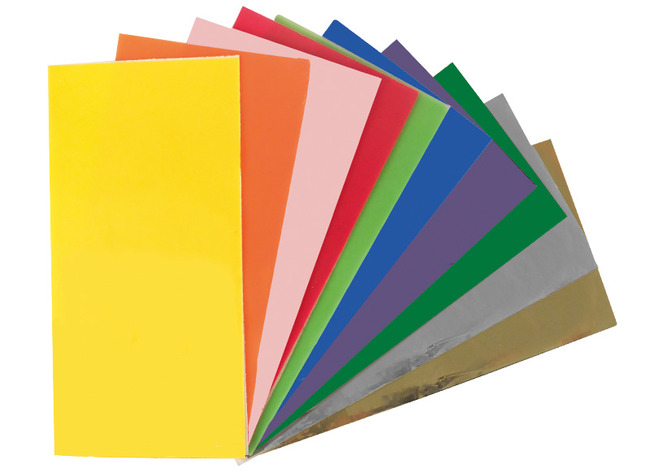 Cire colorée en feuilles - set 2 - set de 10