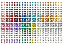 Edelstenen - Zelfklevend - decoratie - Set Van 480 Assorti