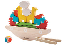 Spel - balanceerspel - PlanToys - balanceerboot - hout - per spel