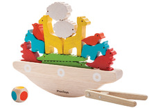 Balanceerspel - PlanToys - balanceerboot - hout - per spel