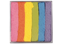 Schmink - AQ - regenboog - lichte kleuren - per stuk