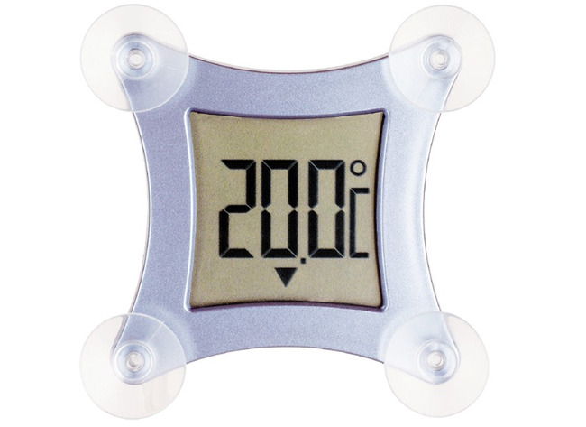 Thermometer - digitaal - voor vensters - per stuk