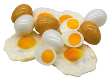 Voedingsset - imitatievoeding - eieren - set van 12 assorti