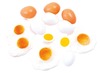 Voeding - imitatie - eieren - pakket - assortiment van 12