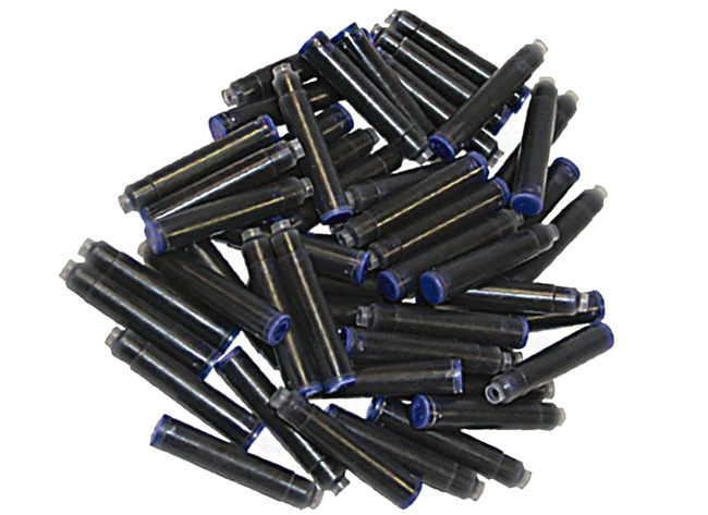 Pen - vulpen - inktpatronen - navulling - kort - set van 50