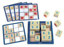 Denkspel - Nathan Atelier - quadrikubussen - sudoku - rekenraadsels - per spel