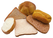 Voedingsset - imitatievoeding - brood - set van 6