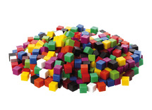Rekenen - EDX Education - kubussen - 10 x 10 kleuren - assortiment van 100