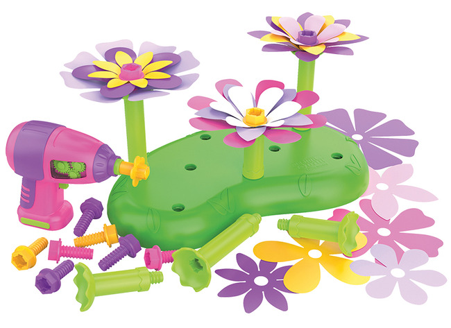 Bouwset - Educational Insights Design & Drill Stem Garden - bloemen - schroeven - per set