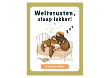 Kaartenset - Briljant Uitgeverij - Welterusten slaap lekker - praatkaarten - per set