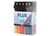 Stiften - verfstiften - acrylmarker - Plus Color - set van 18 assorti