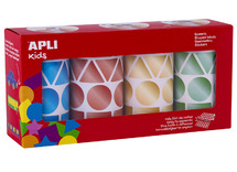Stickers - Apli - geometrisch - per set van 4
