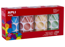 Stickers - Apli Kids - geometrisch - per set van 4