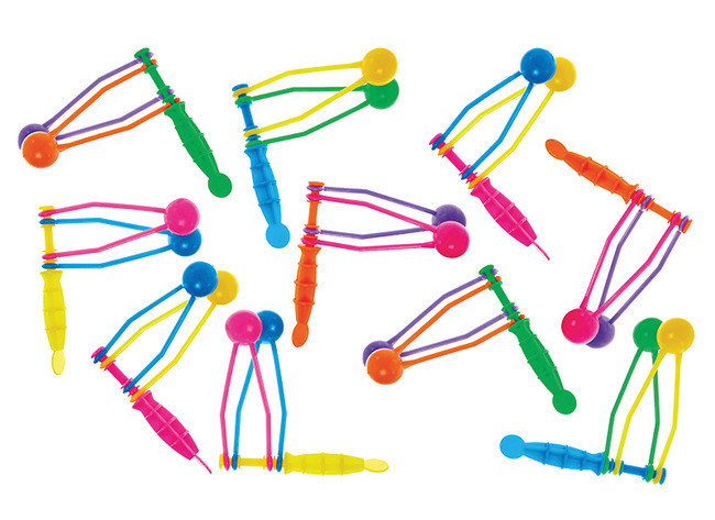 Cadeautje - mini klappertjes - set van 10 assorti